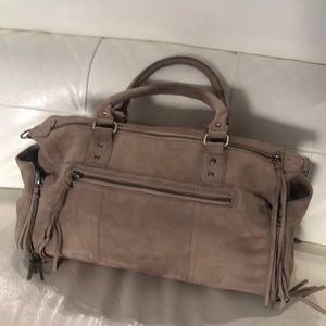 Day & Mood leather mynthe satchel